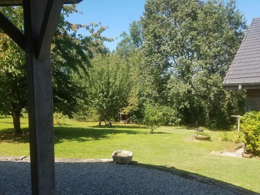 Gite De La Tuillere, Maison Contemporaine En Bois Avec Vue Et Piscine Saint-Aulaire Zewnętrze zdjęcie