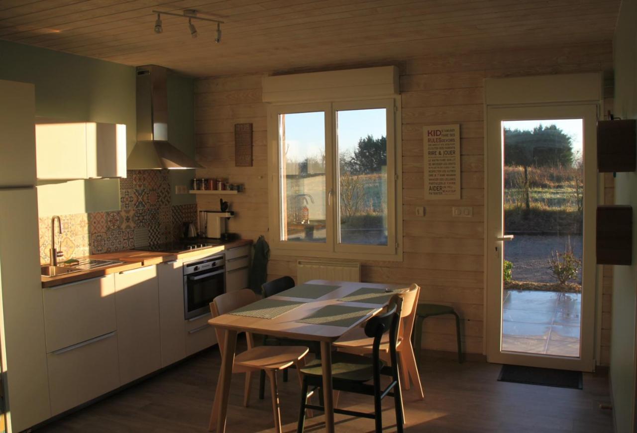 Gite De La Tuillere, Maison Contemporaine En Bois Avec Vue Et Piscine Saint-Aulaire Zewnętrze zdjęcie