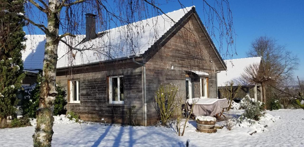 Gite De La Tuillere, Maison Contemporaine En Bois Avec Vue Et Piscine Saint-Aulaire Zewnętrze zdjęcie